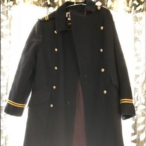 Vintage navy style coat